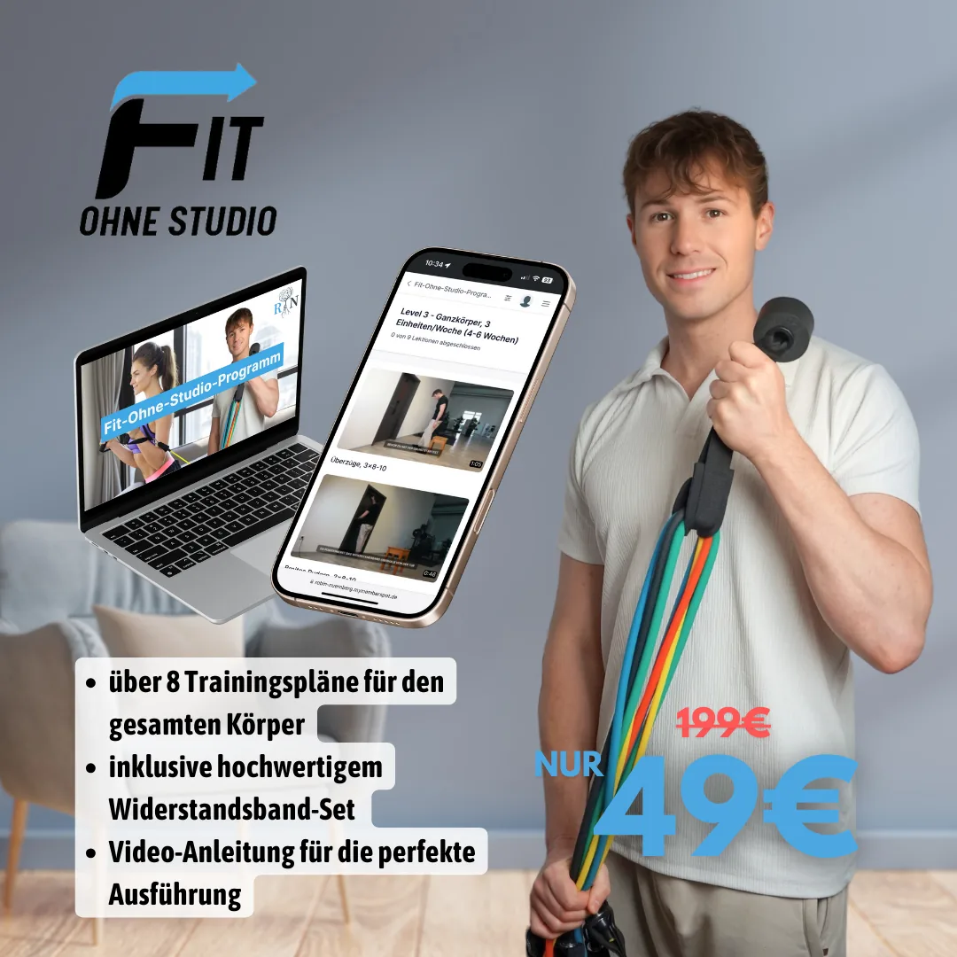 Fit-ohne-Studio Programm – Training mit Widerstandsbändern